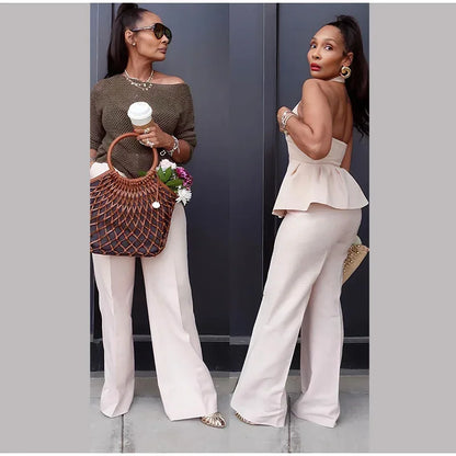 Conjunto Calça e Top Frente Única Martina - Sua Boutique
