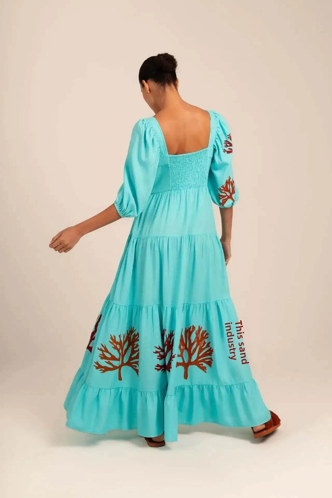 Vestido Boho Bordado - Sua Boutique
