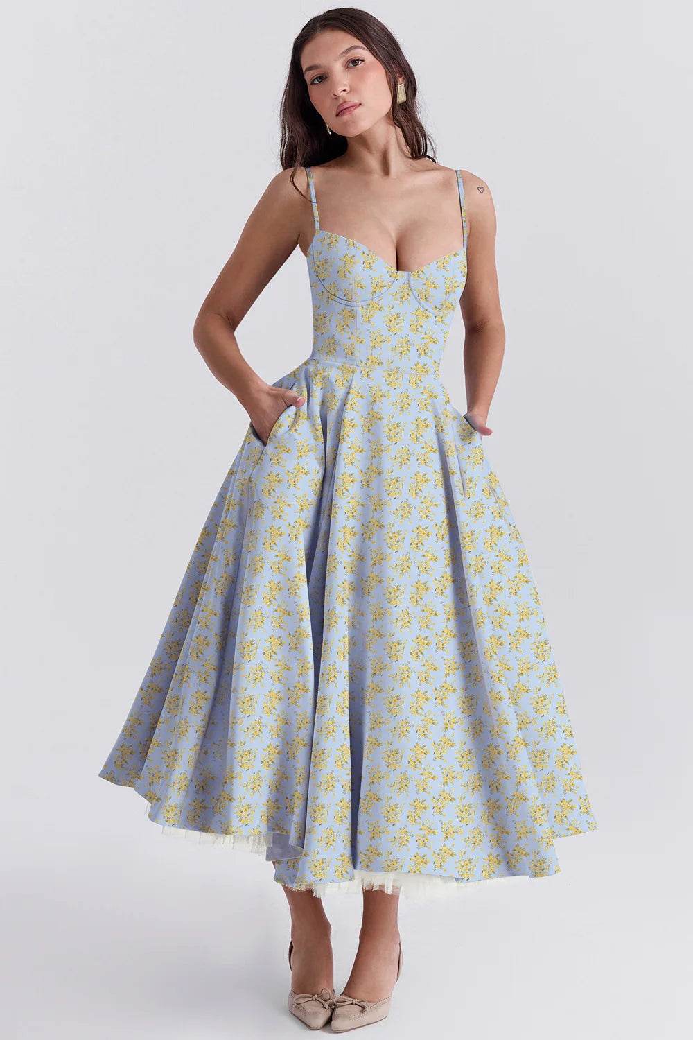 Vestido Midi Lady - Sua Boutique