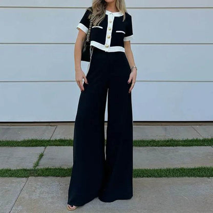 Conjunto Calça e Cropped Mariana - Sua Boutique