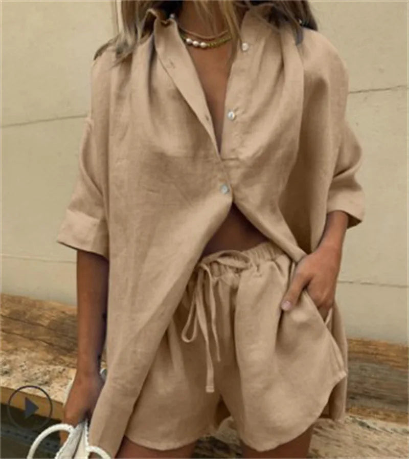 Conjunto Shorts e Camisa Capri