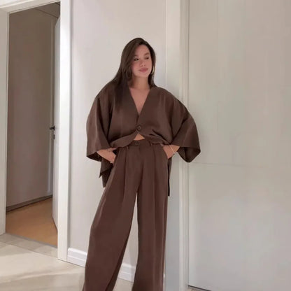 Conjunto Calça e Camisa Jade - Sua Boutique