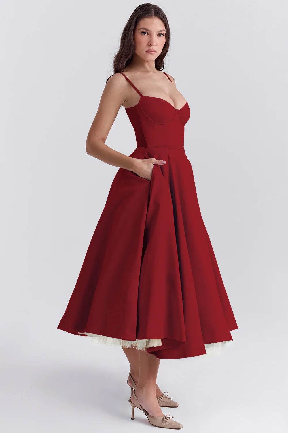 Vestido Midi Lady - Sua Boutique