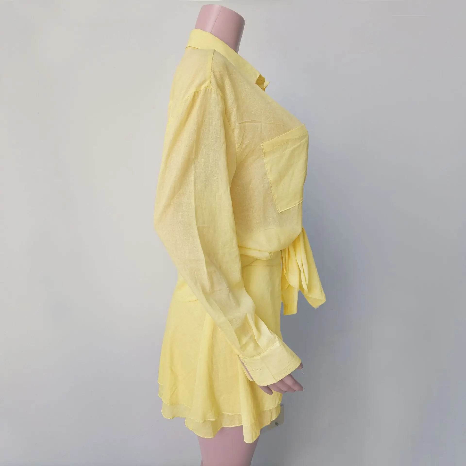 Conjunto Camisa e Saia Babado Summer - Sua Boutique