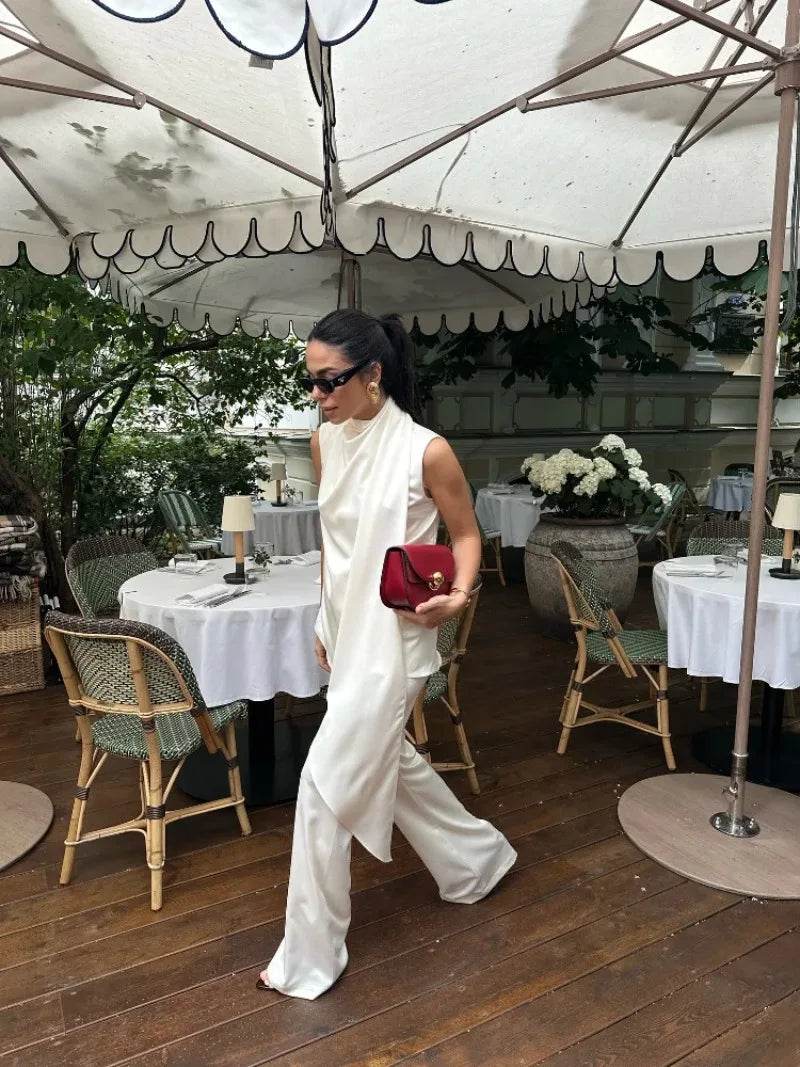 Conjunto Calça e Blusa Assimétrica Barcelona - Sua Boutique