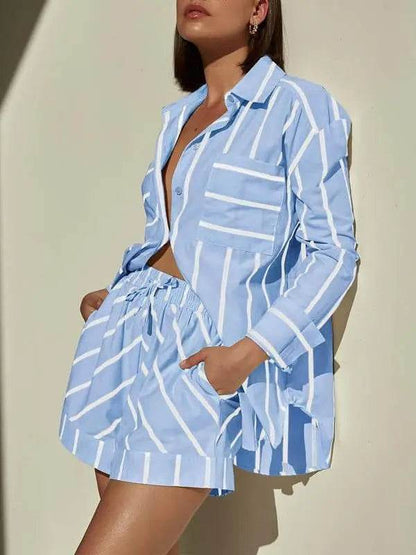 Conjunto Camisa e Shorts Hefera - Sua Boutique