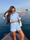 Conjunto Shorts e Camisa Valentina - Sua Boutique