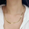 Colar Snake minimalista Banhado em Ouro 18K - Sua Boutique
