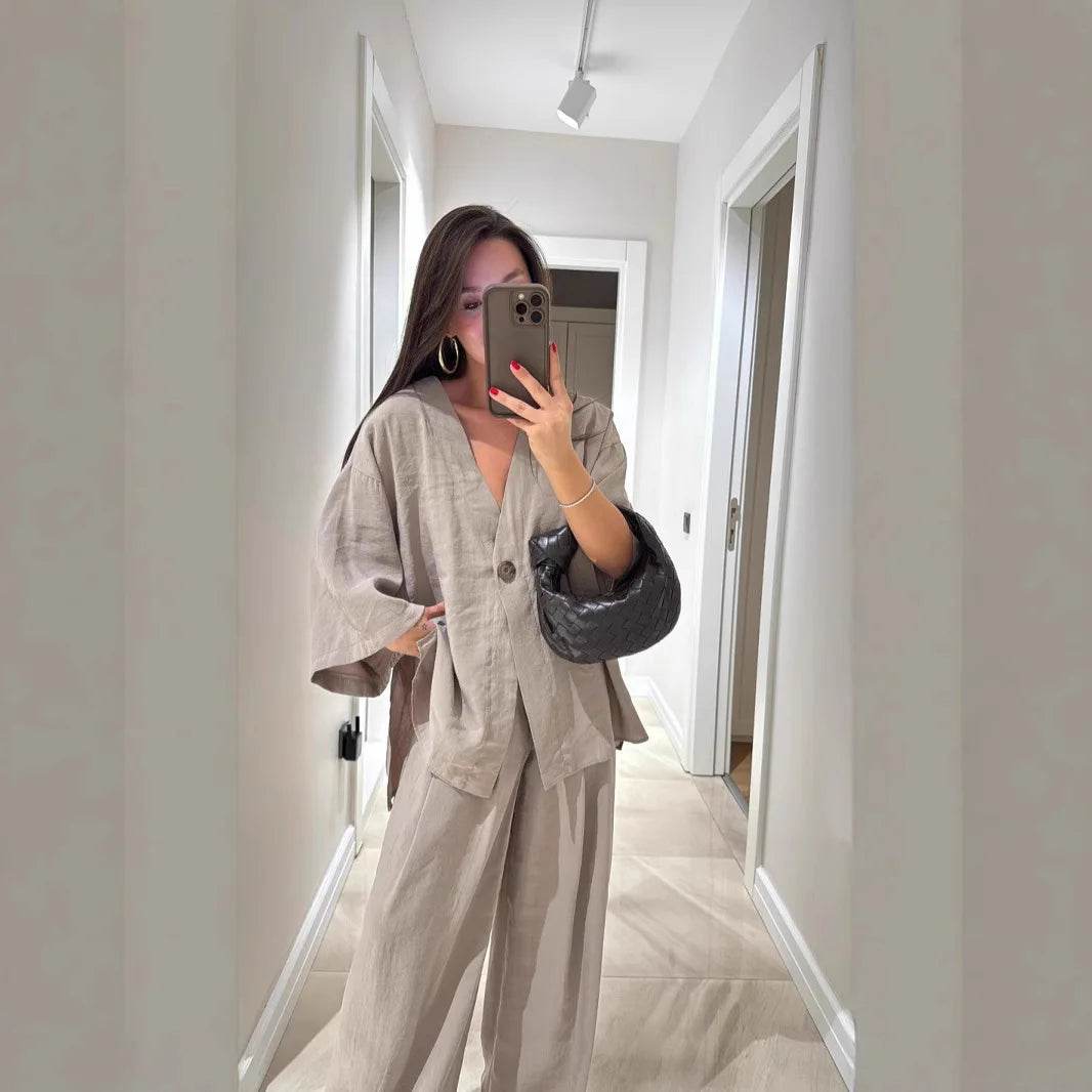 Conjunto Calça e Camisa Kay - Sua Boutique