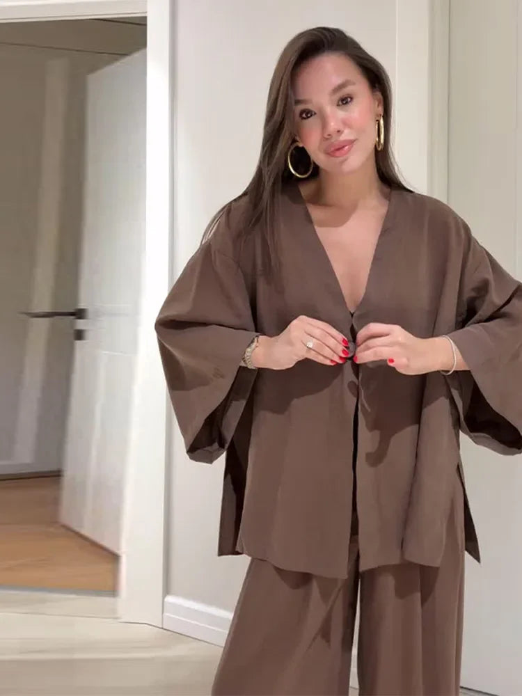 Conjunto Calça e Camisa Jade