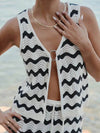 Conjunto Calça e Colete Waves - Sua Boutique