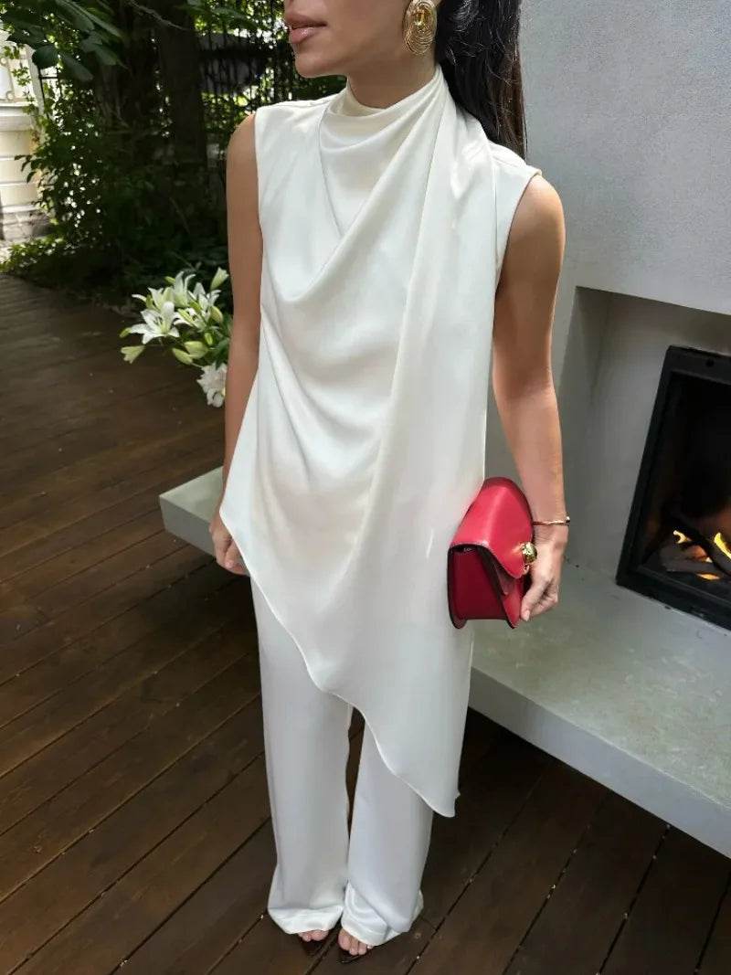 Conjunto Calça e Blusa Assimétrica Barcelona - Sua Boutique