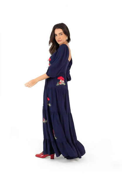 Vestido Boho Bordado - Sua Boutique