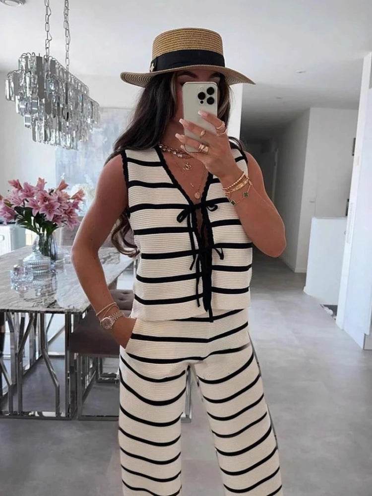 Conjunto Calça e Colete Jurerê - Sua Boutique