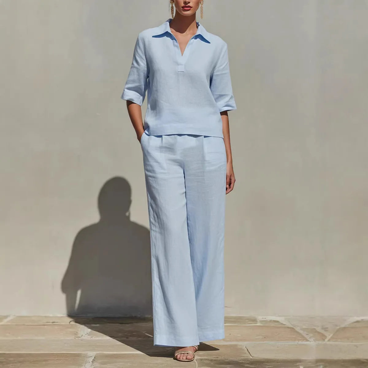 Conjunto Calça e Camisa Doha