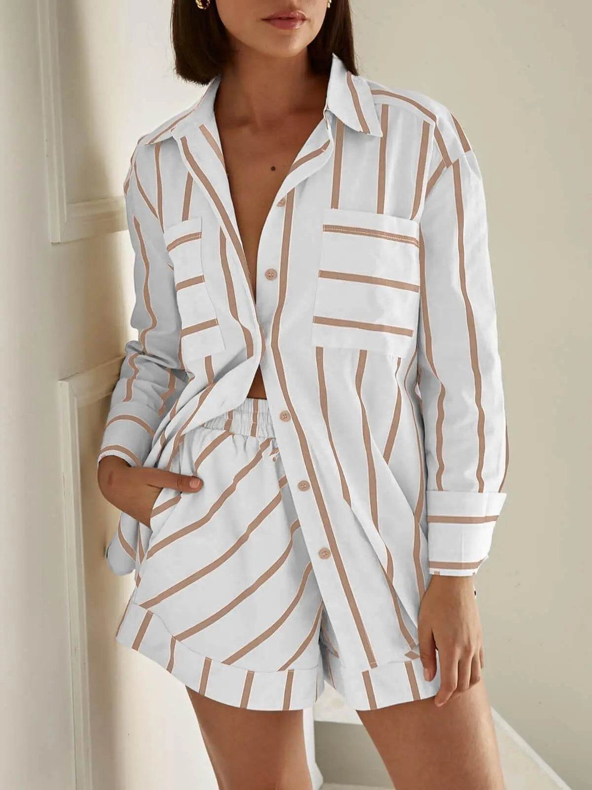 Conjunto Camisa e Shorts Hefera - Sua Boutique