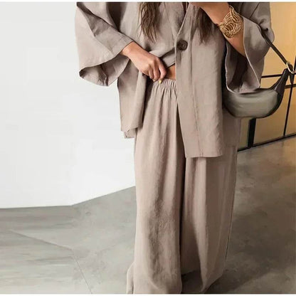 Conjunto Calça e Camisa Kay - Sua Boutique