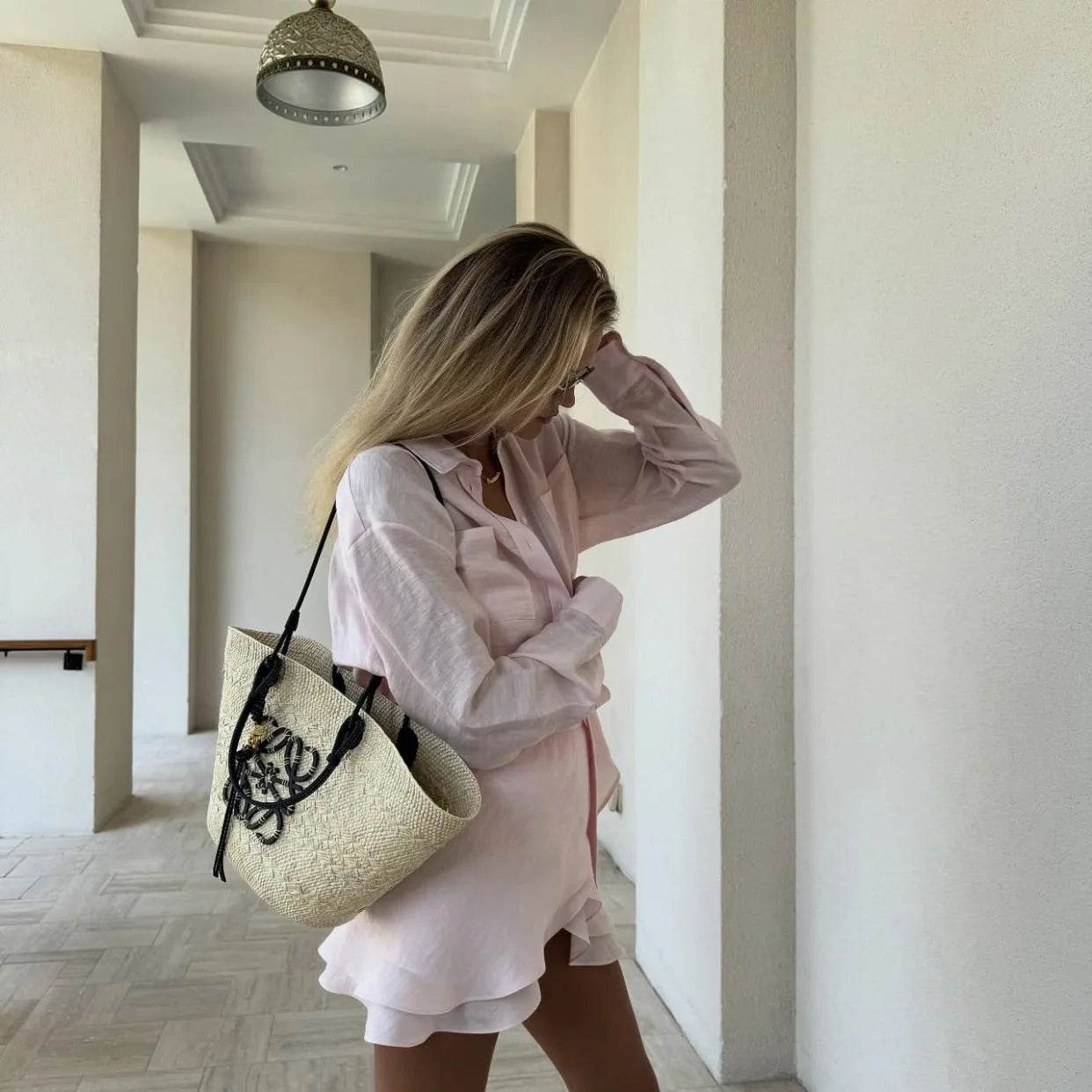 Conjunto Camisa e Saia Babado Summer - Sua Boutique