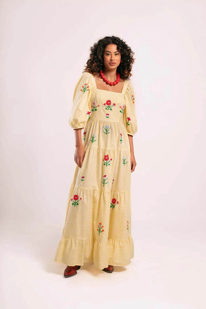 Vestido Boho Bordado - Sua Boutique