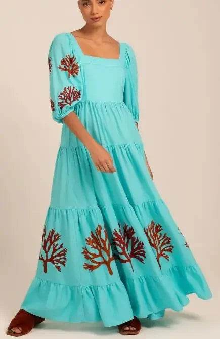 Vestido Boho Bordado - Sua Boutique