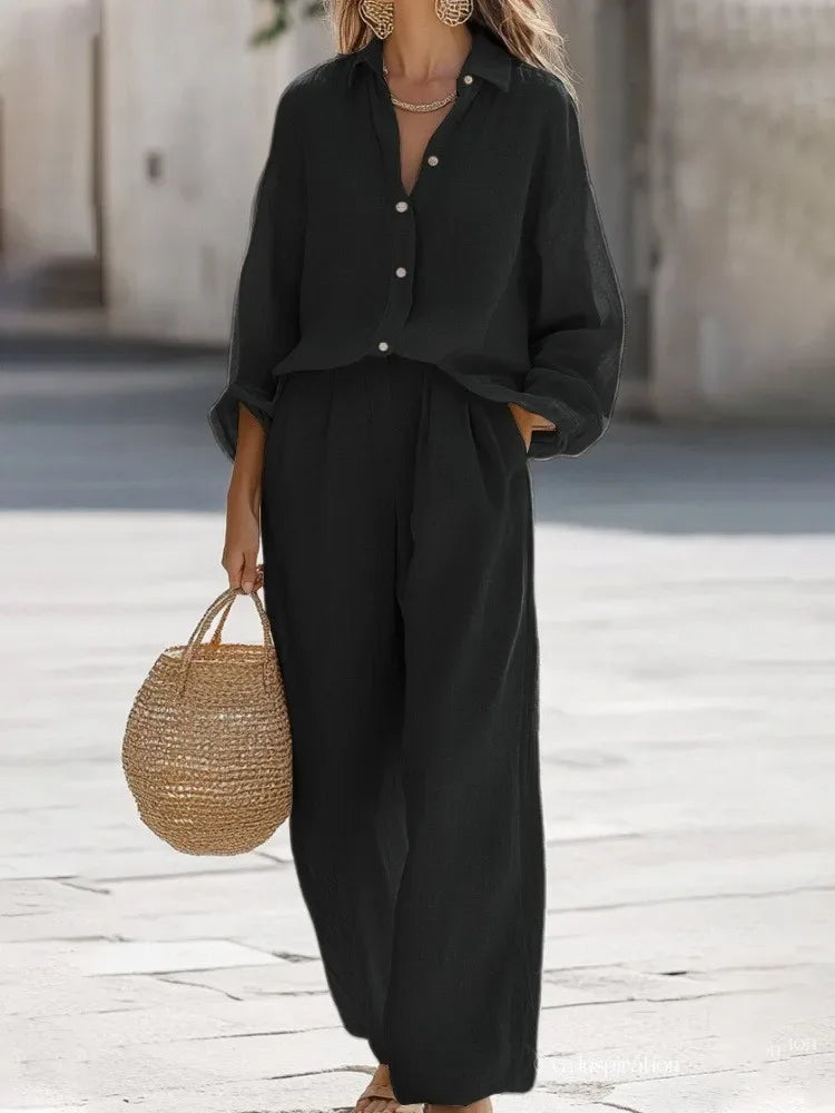 Conjunto Calça e Camisa Milena - Sua Boutique