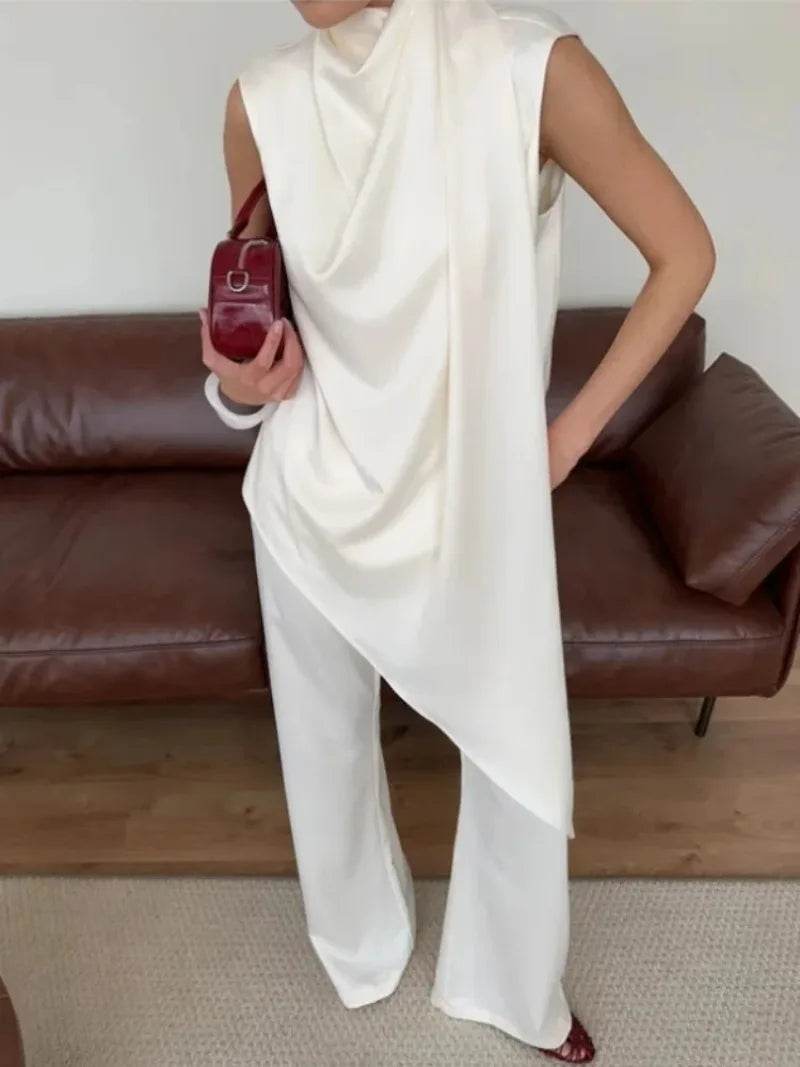 Conjunto Calça e Blusa Assimétrica Barcelona - Sua Boutique