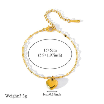 Conjunto Colar,pulseira,brinco Amanda Banhado em Ouro 18K - Sua Boutique
