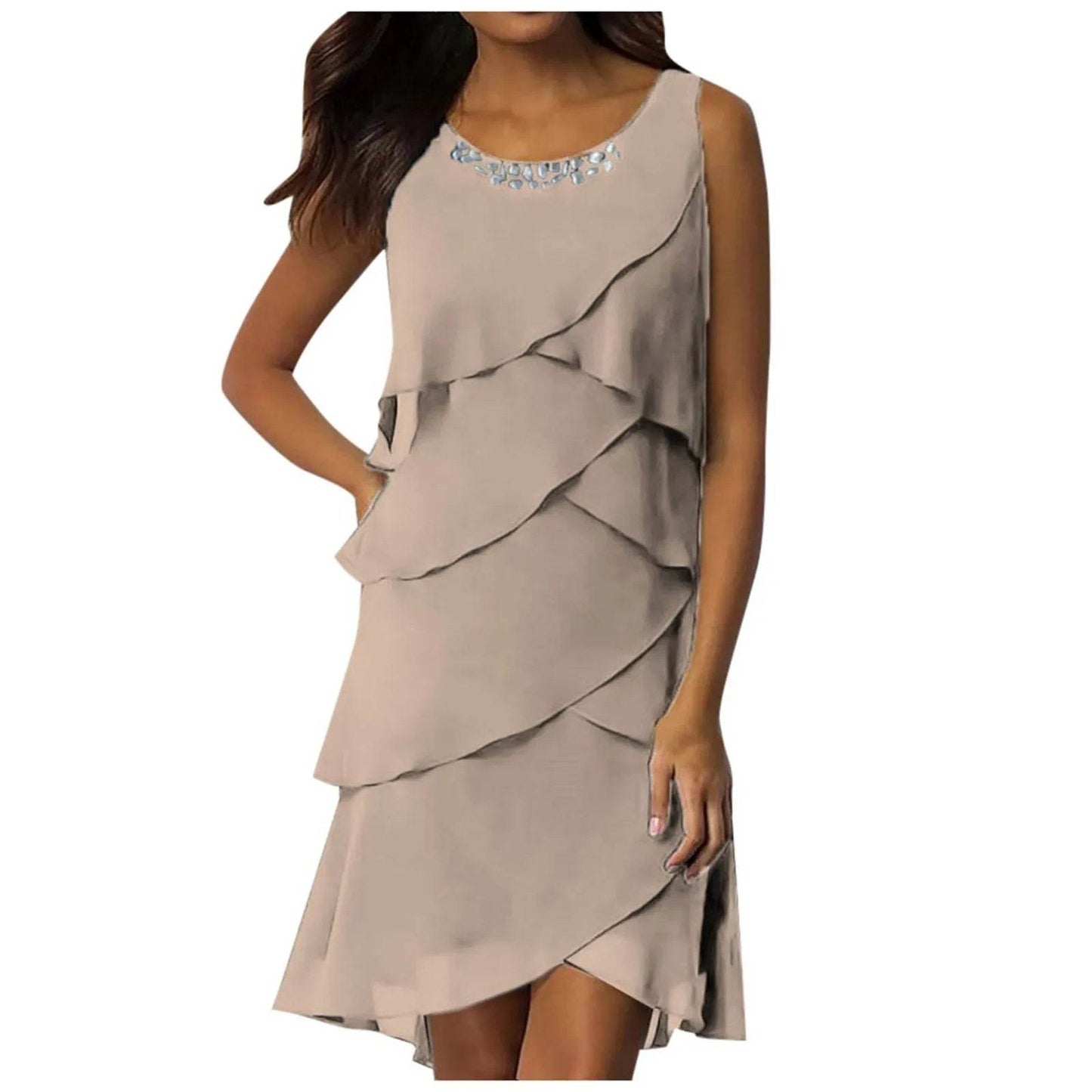 Vestido Chiffon Anamara - Sua Boutique