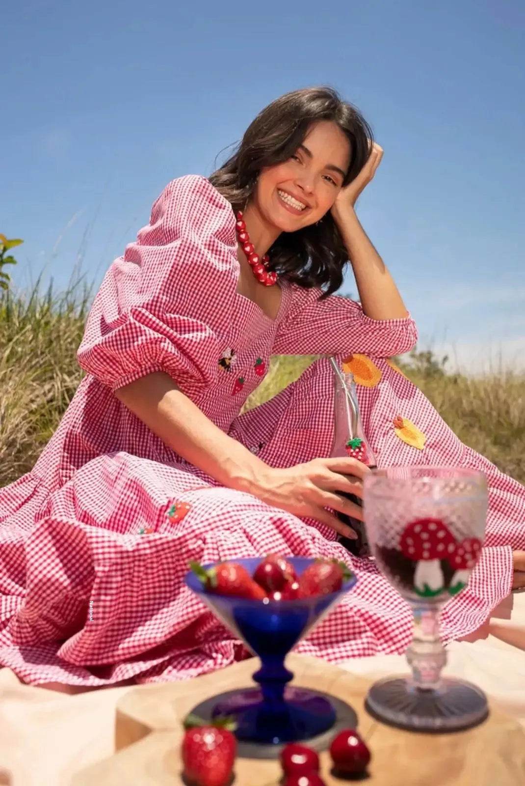 Vestido Boho Bordado - Sua Boutique