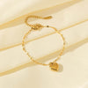 Conjunto Colar,pulseira,brinco Amanda Banhado em Ouro 18K - Sua Boutique