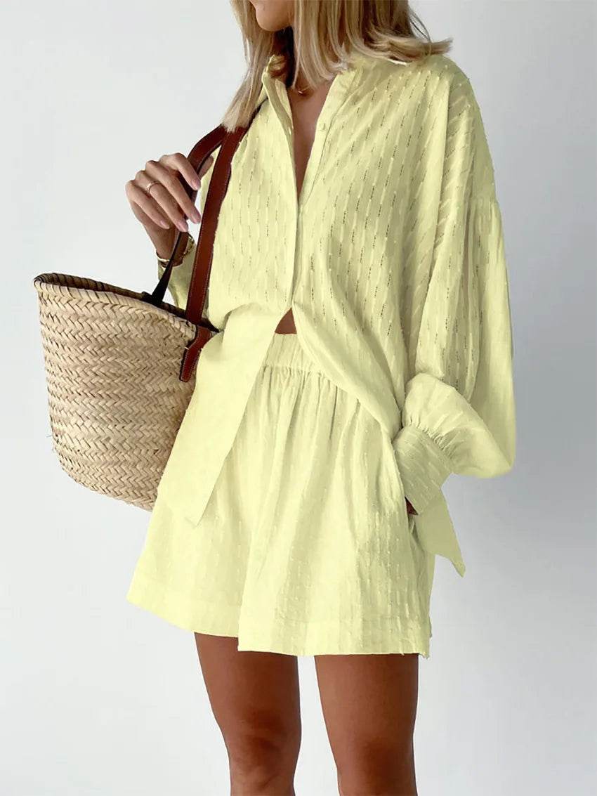 Conjunto Shorts e Camisa Aline - Sua Boutique