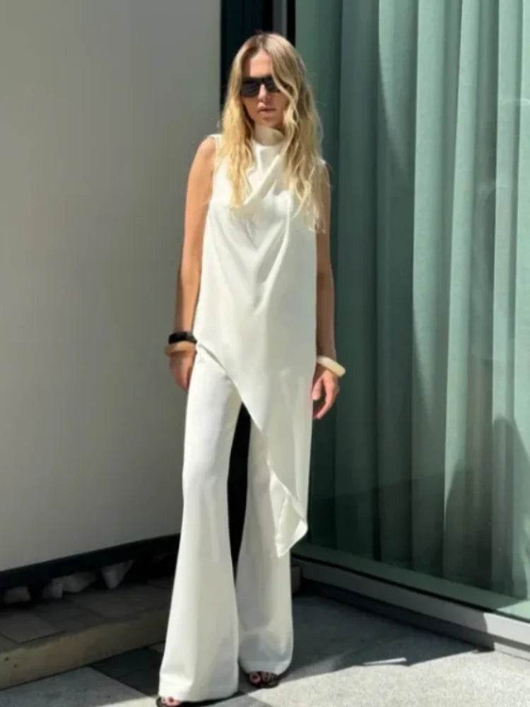 Conjunto Calça e Blusa Assimétrica Barcelona - Sua Boutique