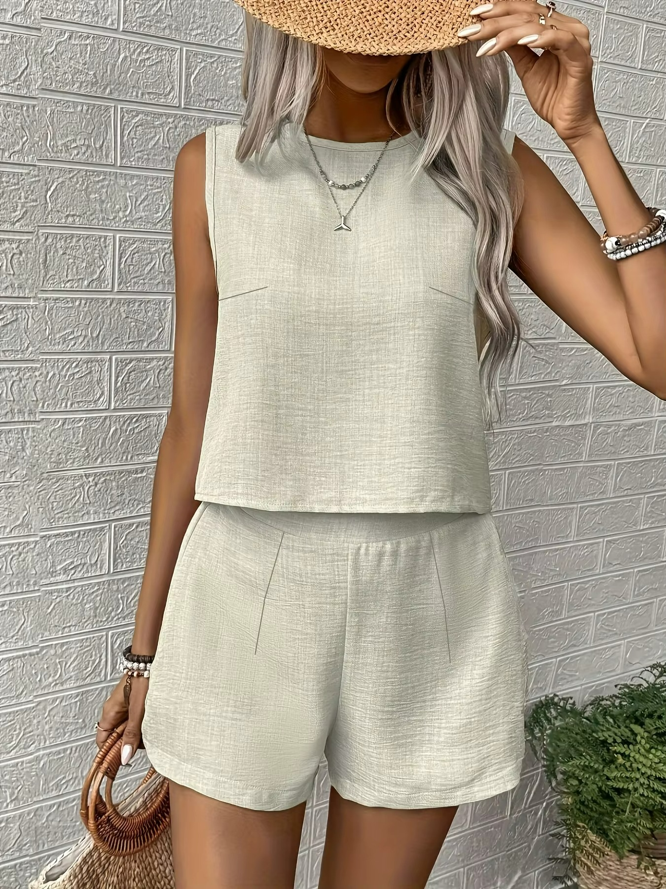 Conjunto Blusa e Shorts Janaina