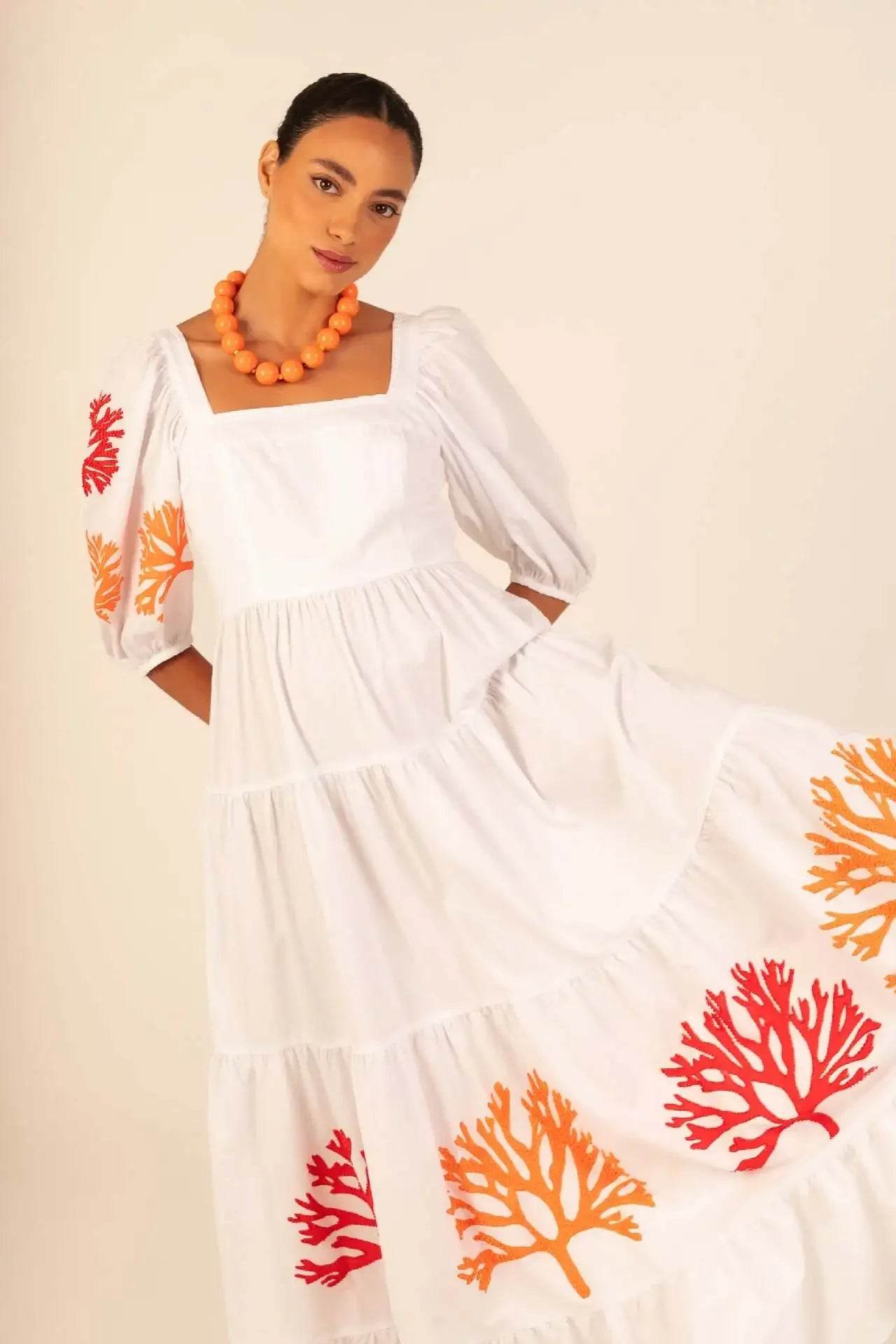 Vestido Boho Bordado - Sua Boutique