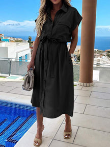 Vestido Casual Greco use o cupom PRIMEIRACOMPRA e garanta 12%OFF