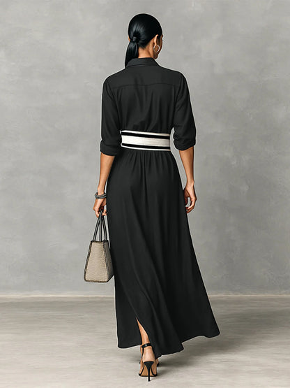 Vestido Longo Bordeaux