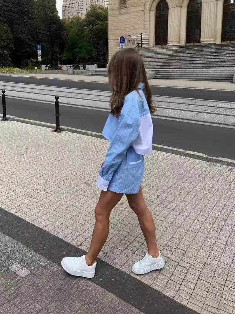 Conjunto Shorts e Camisa Valentina - Sua Boutique