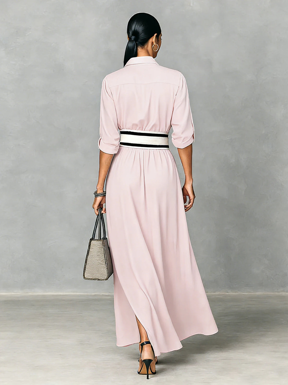 Vestido Longo Bordeaux