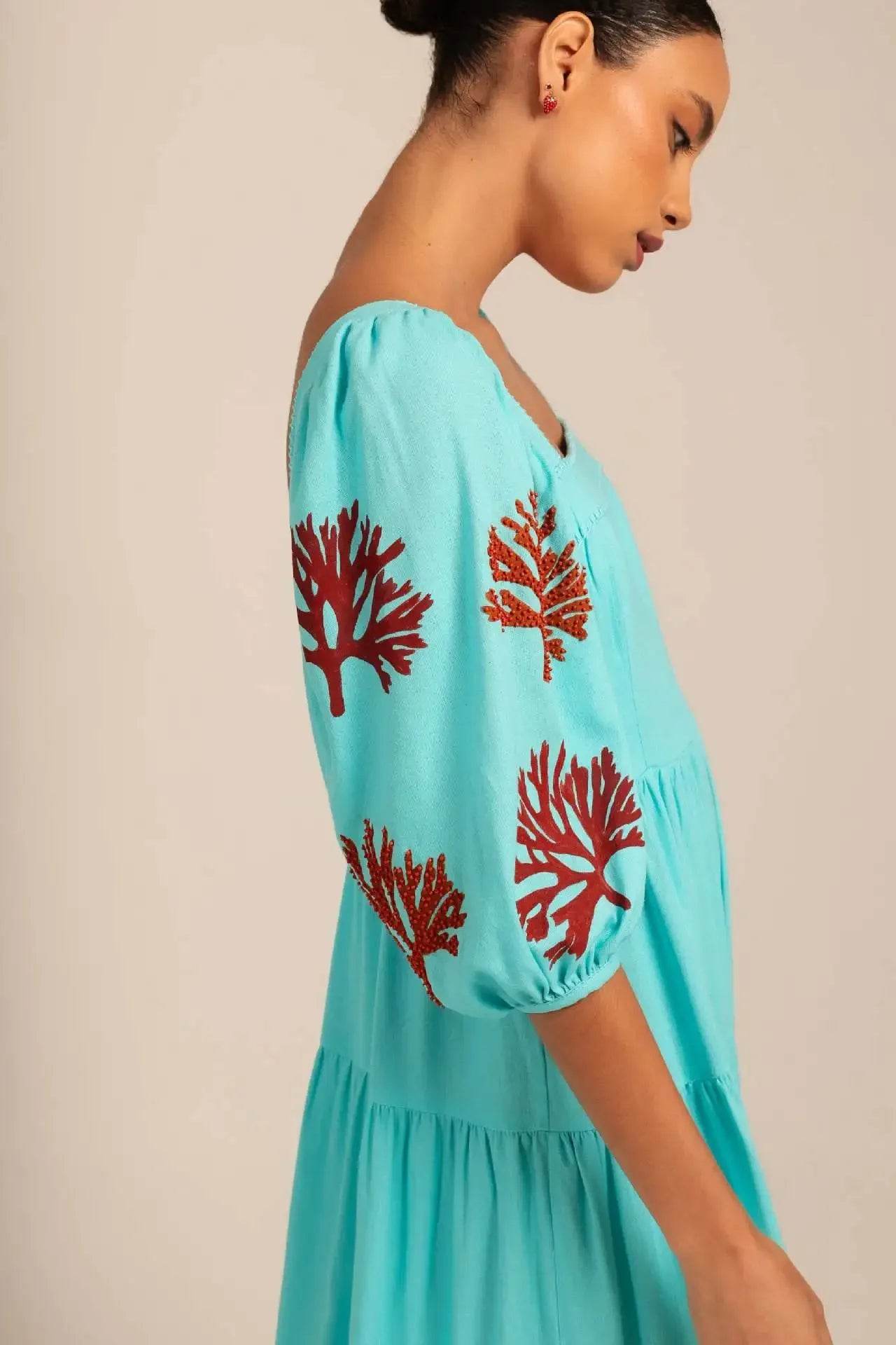 Vestido Boho Bordado - Sua Boutique