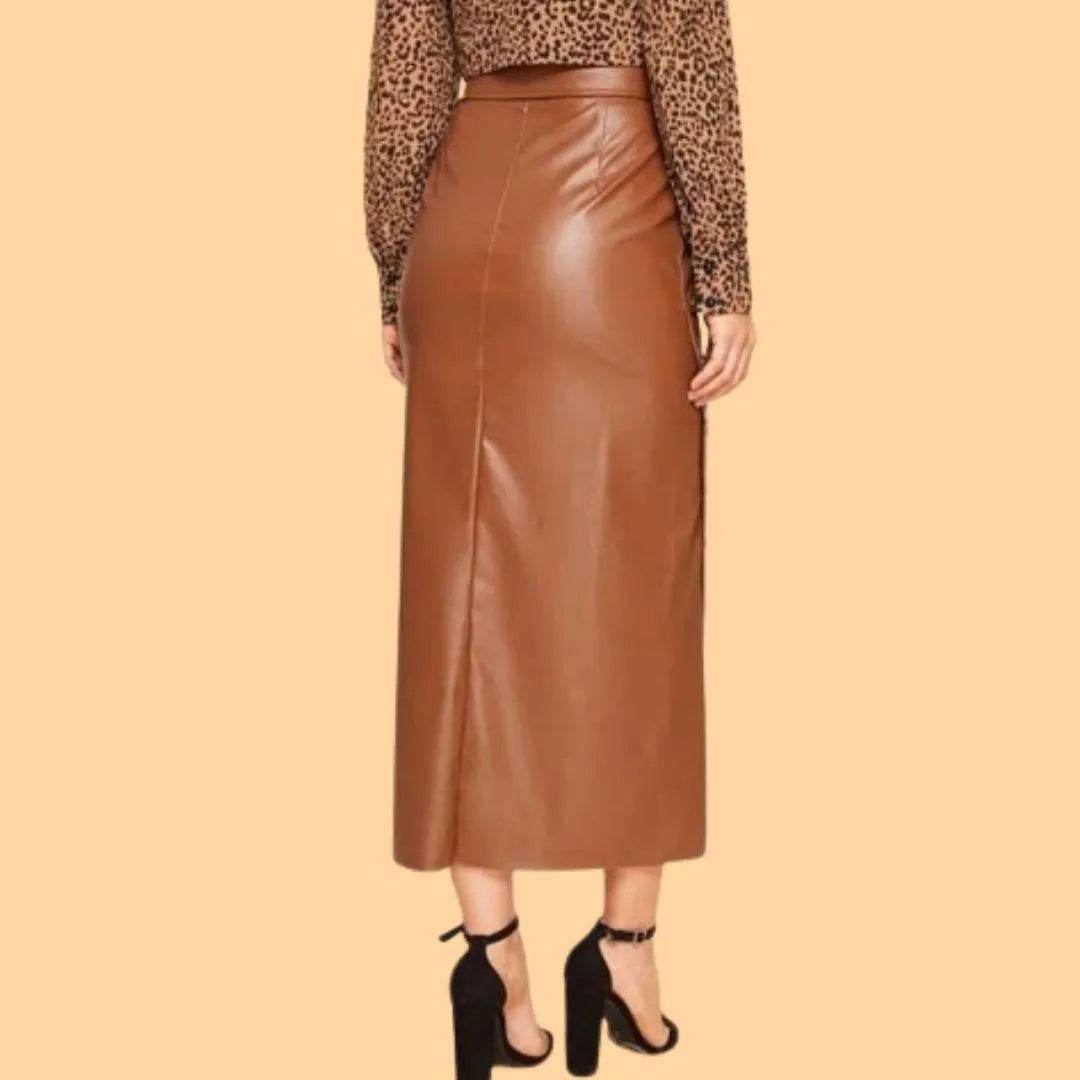Saia Max Couro - Sua Boutique