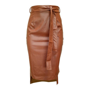 Saia Max Couro - Sua Boutique