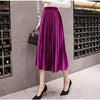 Saia Midi Plissada Mary - Sua Boutique