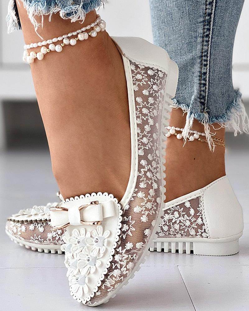 Sapatilha Renda Flower - Sua Boutique