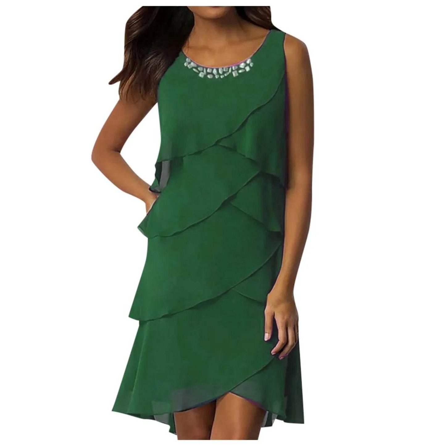 Vestido Chiffon Anamara - Sua Boutique