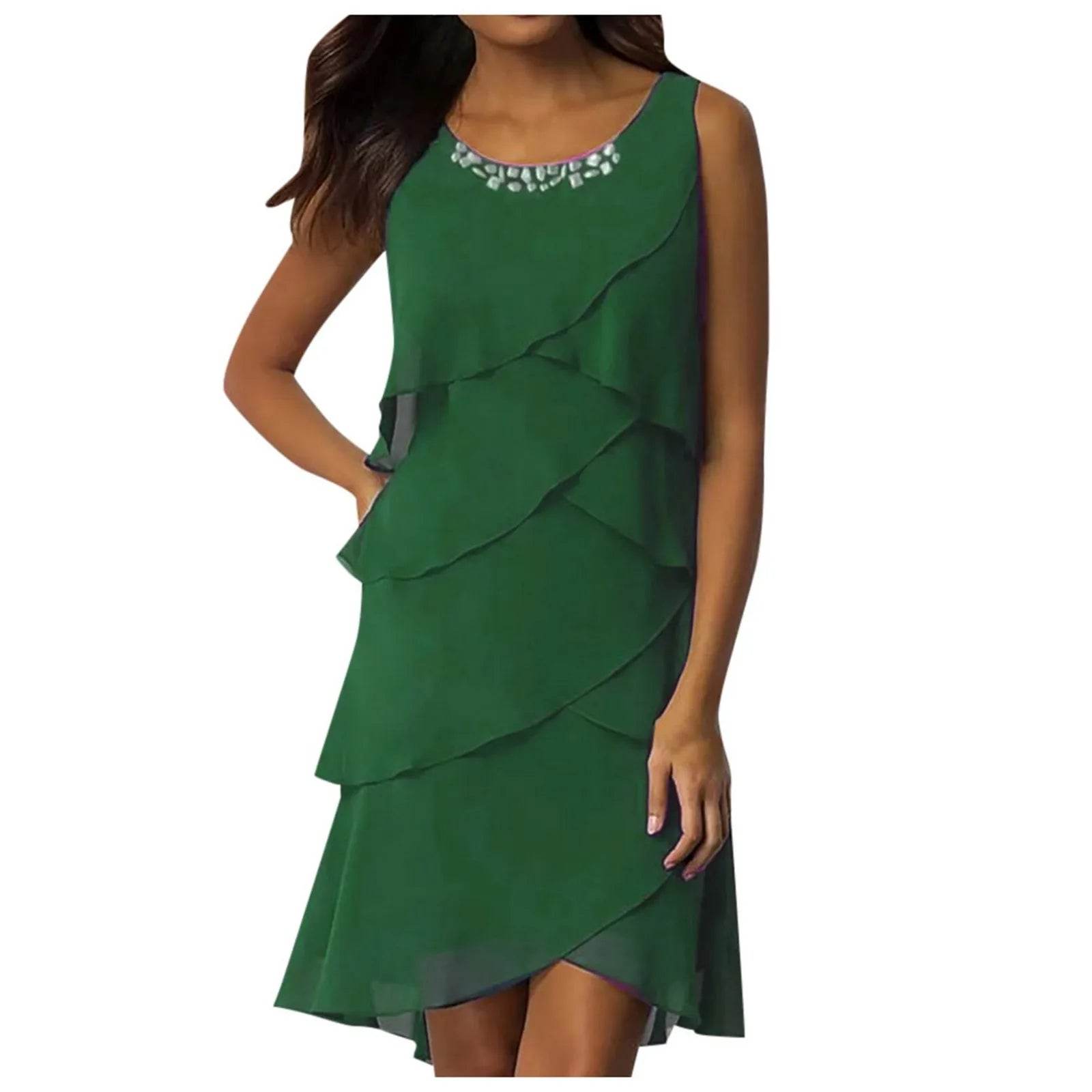 Vestido Chiffon Anamara - Sua Boutique