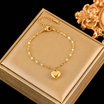 Conjunto Colar,pulseira,brinco Amanda Banhado em Ouro 18K - Sua Boutique