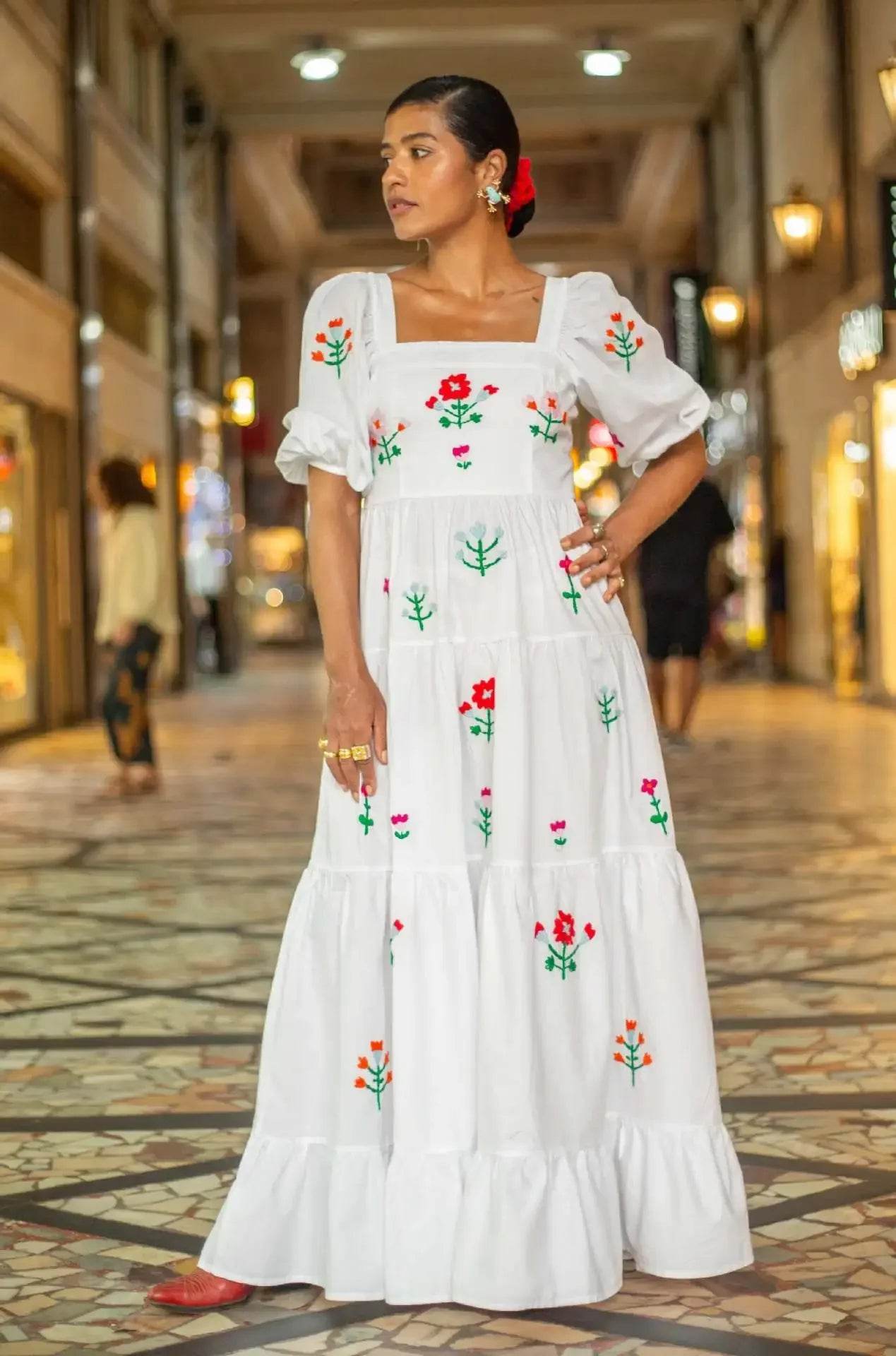 Vestido Boho Bordado - Sua Boutique