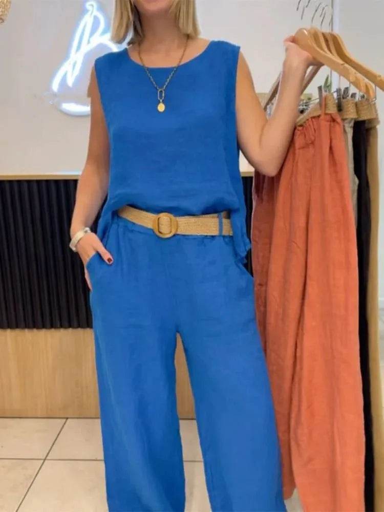 Conjunto Calça e Regata Helana - Sua Boutique