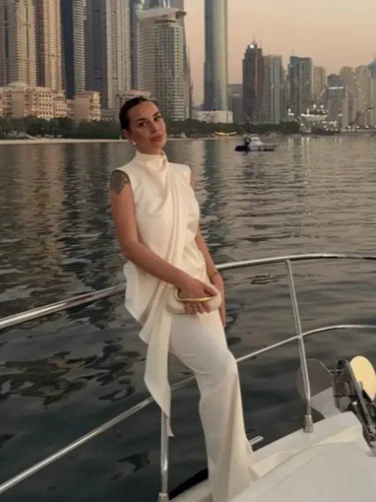 Conjunto Calça e Blusa Assimétrica Barcelona - Sua Boutique