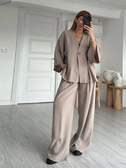 Conjunto Calça e Camisa Jade - Sua Boutique